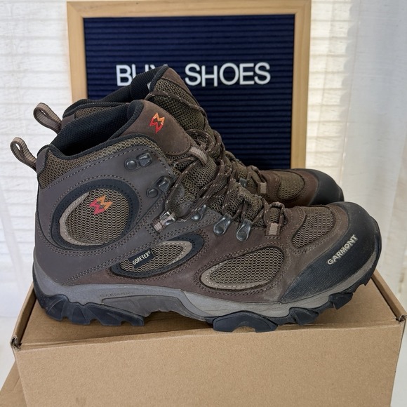 Garmont Zenith Mid GTX Hiking Boots Mens Size 8.5 Brown Gore-Tex GUC! main image 12